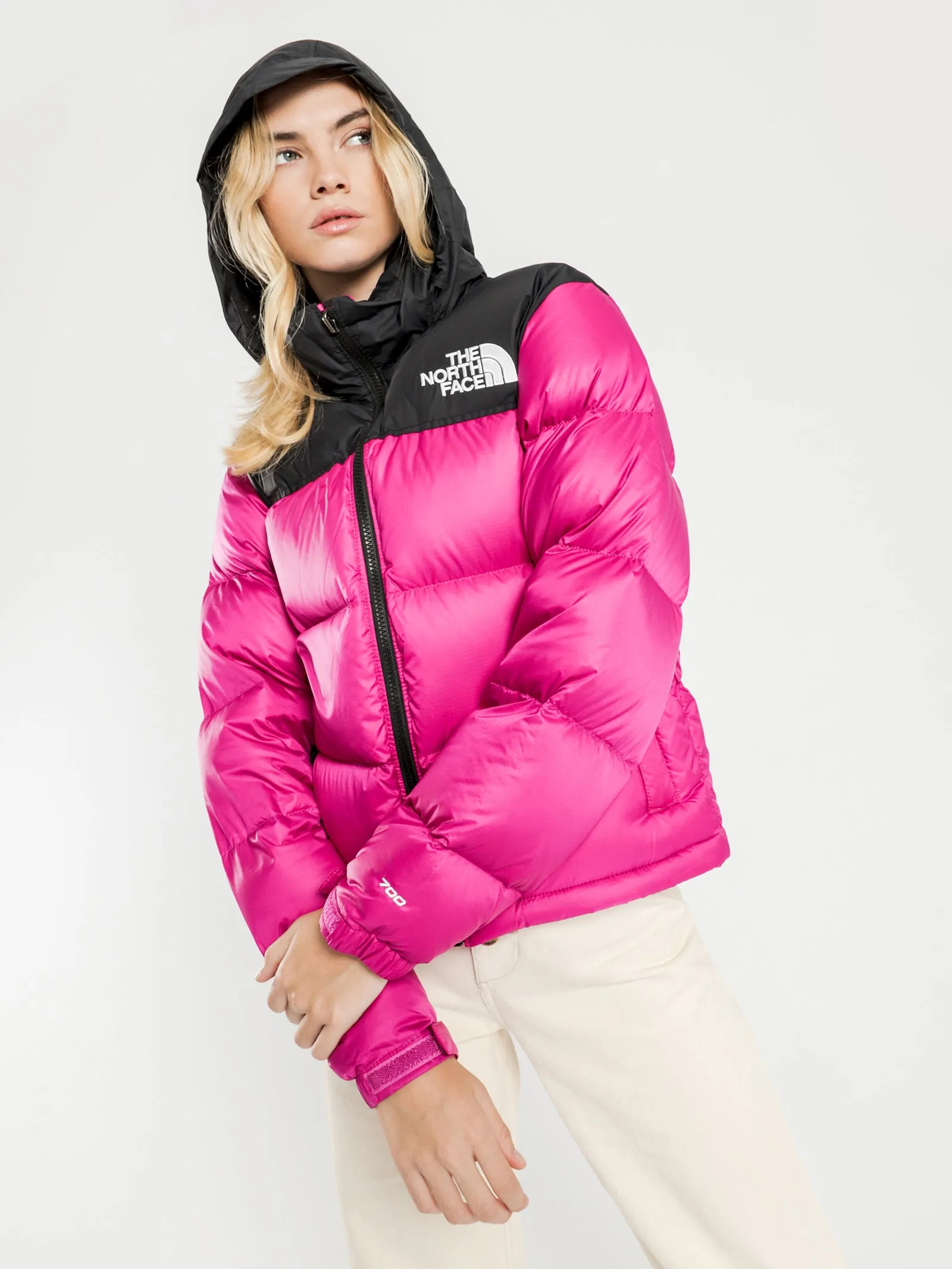 1996 Retro Nuptse Jacket in Purple & Black