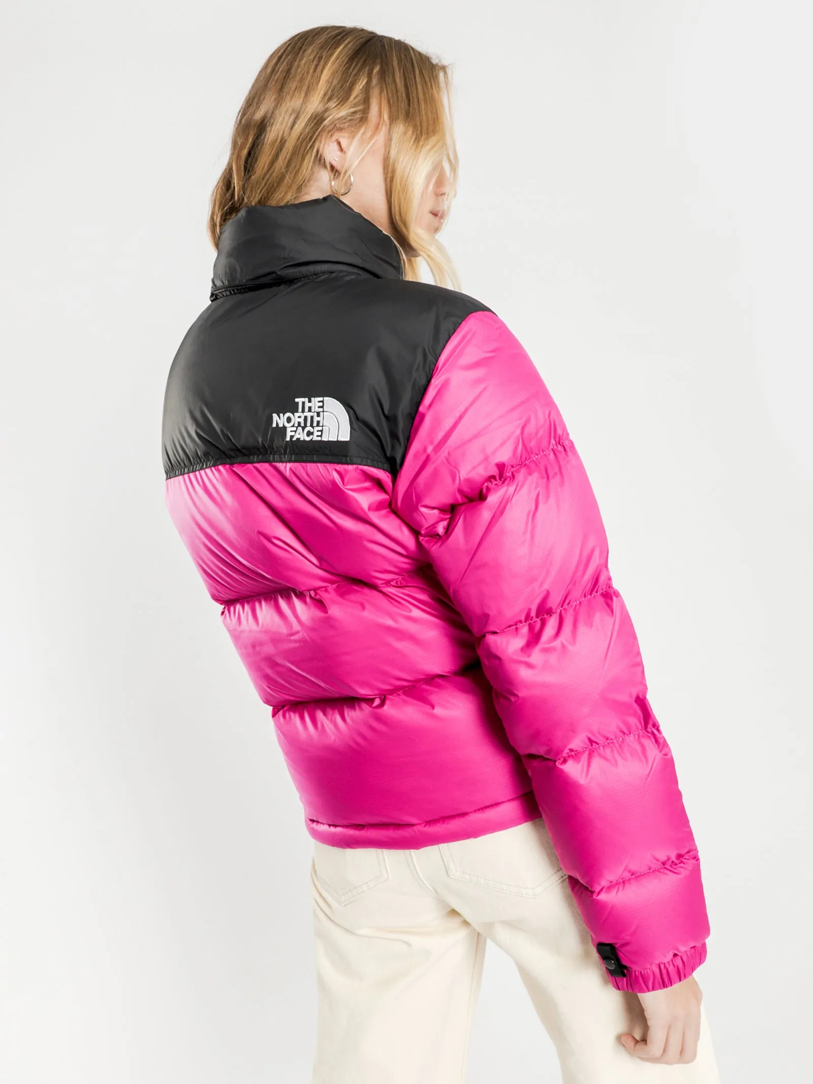 1996 Retro Nuptse Jacket in Purple & Black