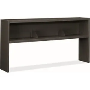 38000 Series Stack On Open Shelf Hutch, 72w X 13.5d X 34.75h, Charcoal