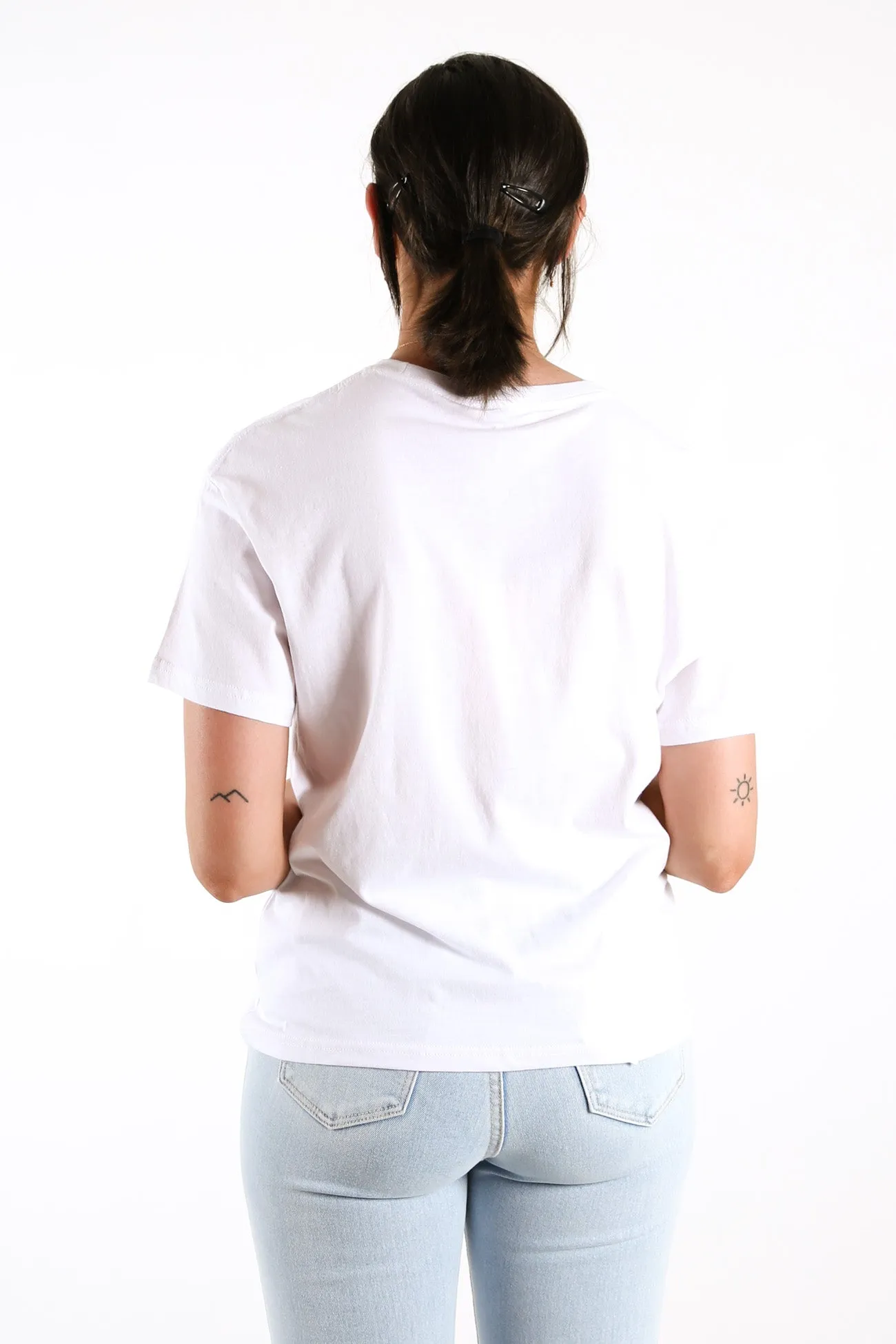 Belle Fleur Tee White