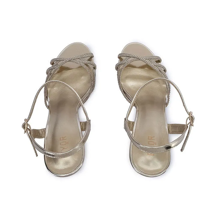 Dramatic Metallic Mule HL 233