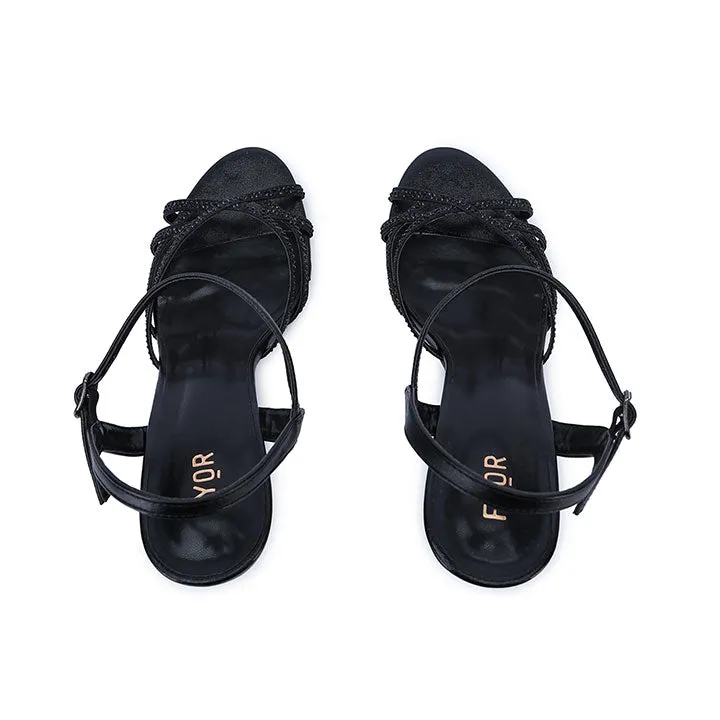 Dramatic Metallic Mule HL 233