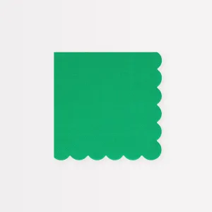 Fir Tree Green Small Napkins (x 16)