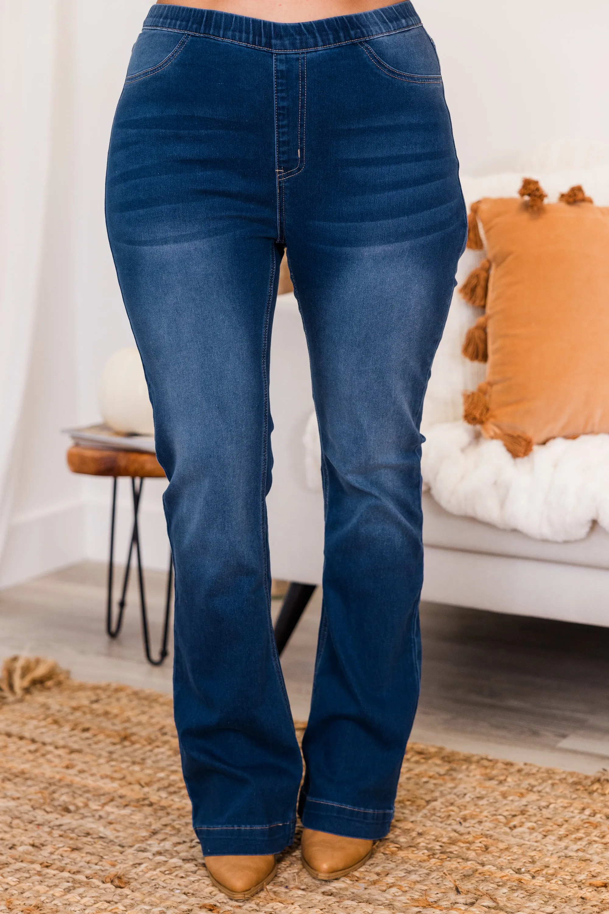 Flare For The Dramatic Jeans, Dark Denim