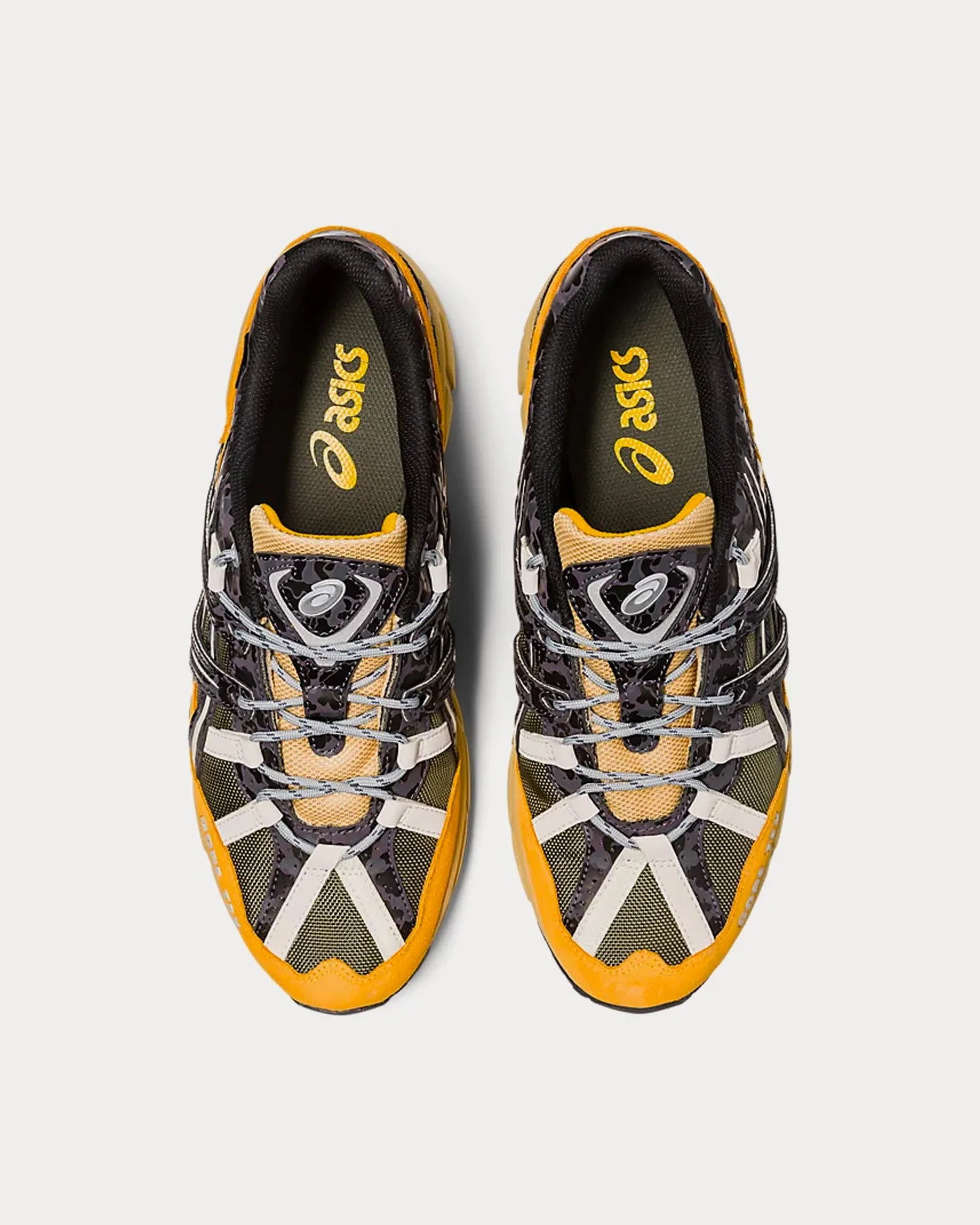 Gel-Sonoma 15-50 Olive Canvas / Yellow Orange Low Top Sneakers