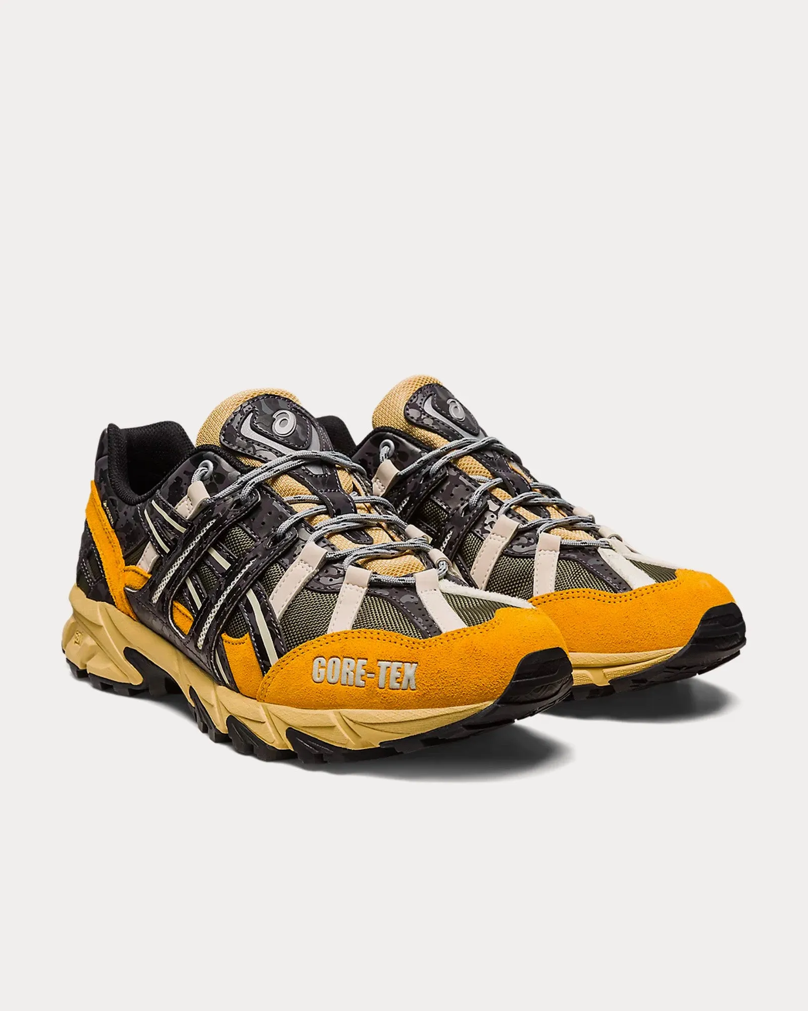 Gel-Sonoma 15-50 Olive Canvas / Yellow Orange Low Top Sneakers