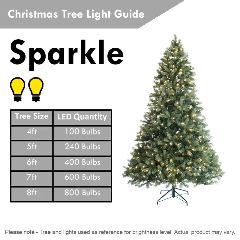 Homcom 2 Foot Pre-Lit Artificial Christmas Tree Tabletop Multicoloured Fibre Optic Xmas Decoration with LED Lights Green