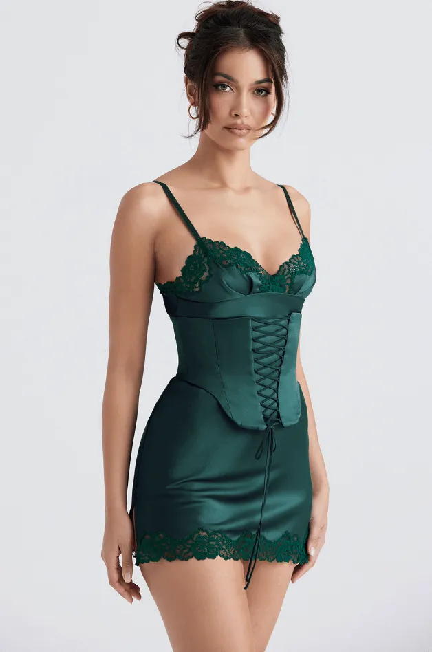House of CB - Soraya Dress in Forest
