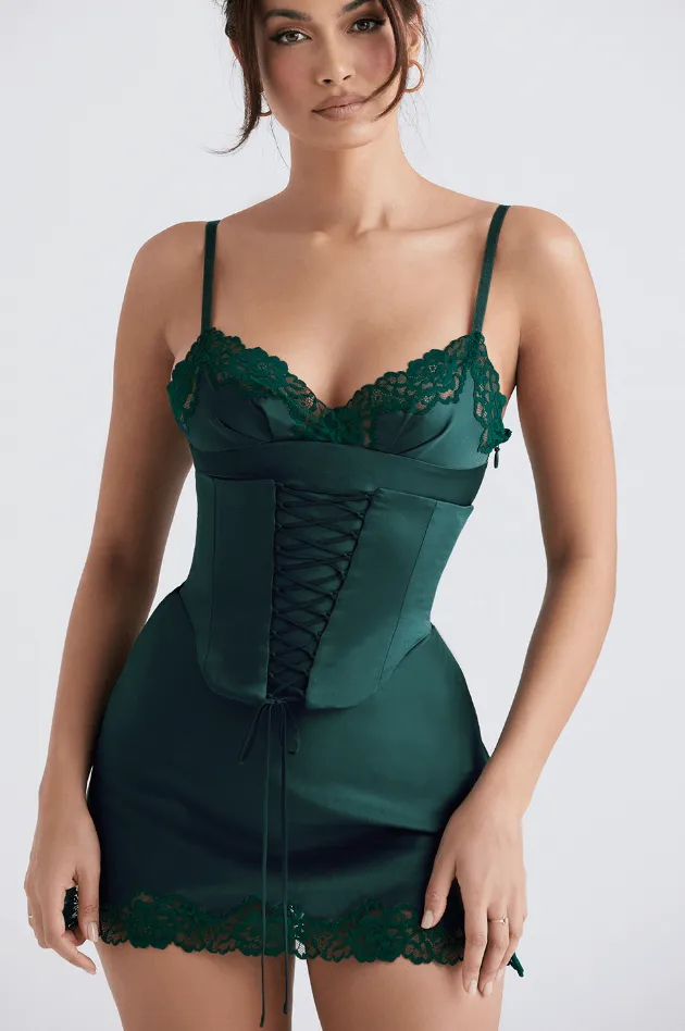 House of CB - Soraya Dress in Forest