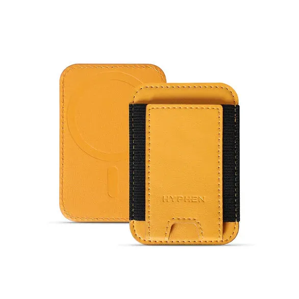 HYPHEN MagSafe Wallet Single Pocket Holder -Orange