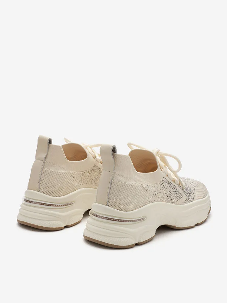 Kailani Crystal Embellished Flyknit Sneakers