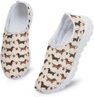 Kuiaobaty Fashion Sneakers Lightweight Breathable Slip-Ons Walking Shoes Athletic Casual Footwear Women's Men's Loafers