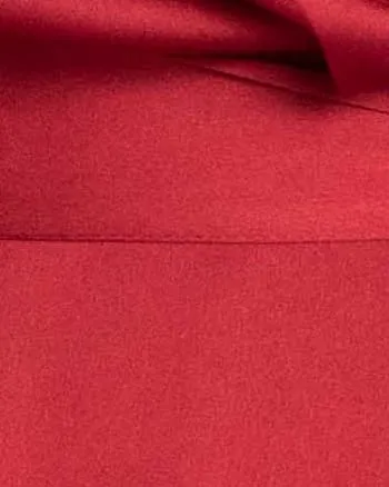 Layan Satin Wrap Dress | Biking Red