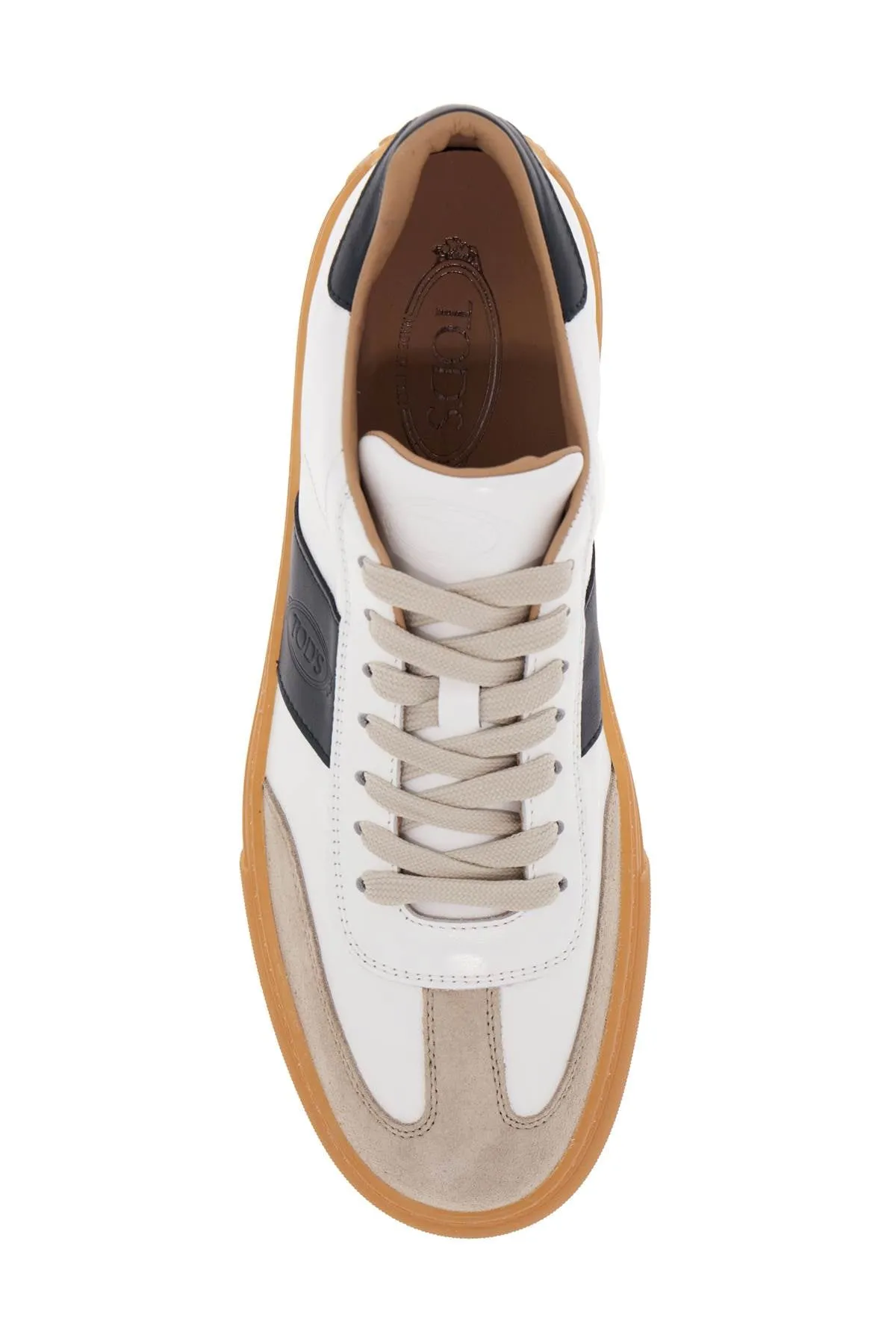leather sneakers for everyday XXM03E0GC50OXQ C006(MASTICE) B001(BIANCO) T813(DEEP)