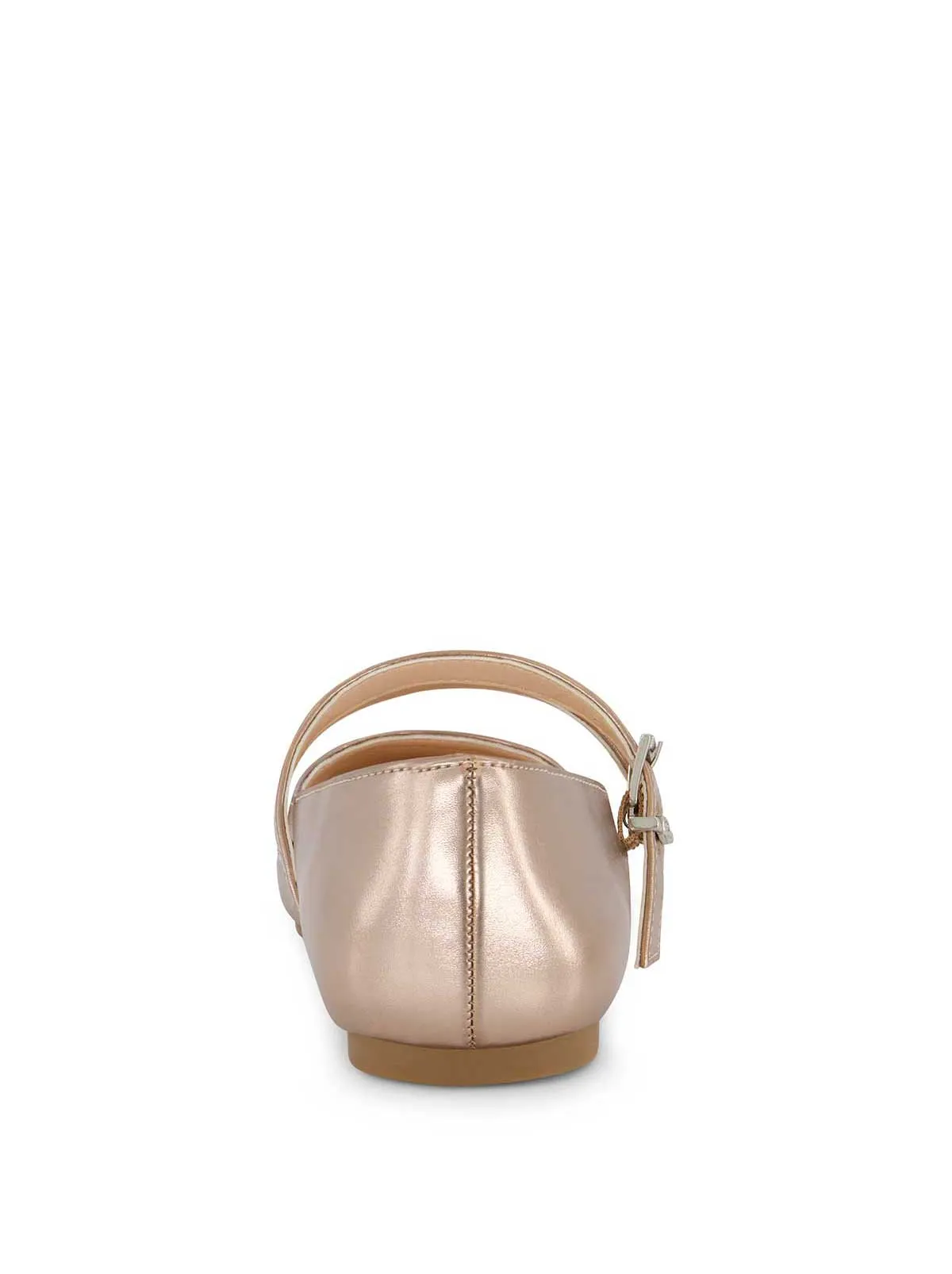 Little Girls' Amy Double Strap Ballet Flat in Champagne