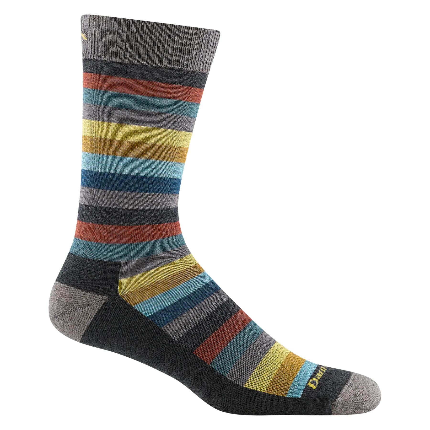 Merlin Stripe Crew Lightweight Lifestyle Sock w/ Cushion Socks (Men's) - D6113M - Past Season