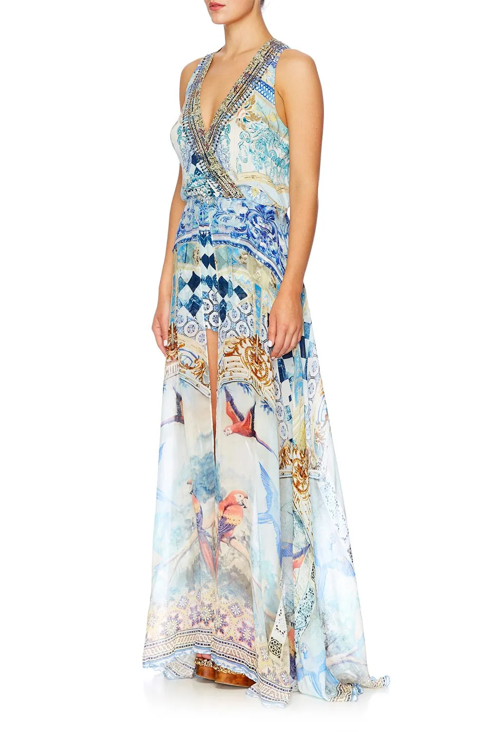OVERLAY WRAP PLAYSUIT LOVER'S DREAM