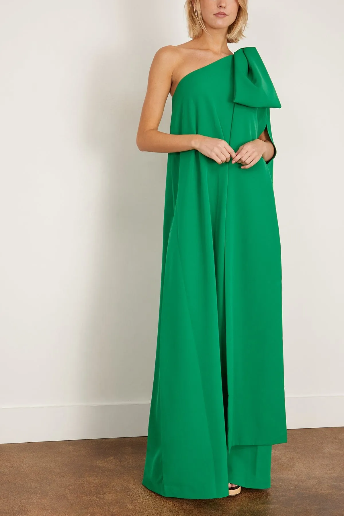 Samuel Dress in Emerald Green