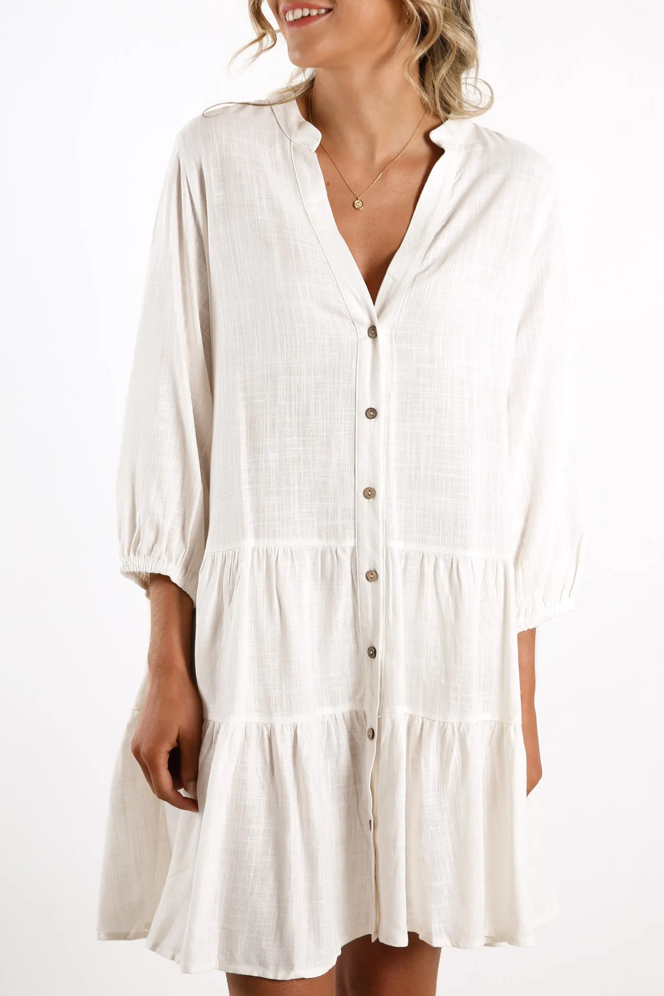 See You In The Summer Dress White