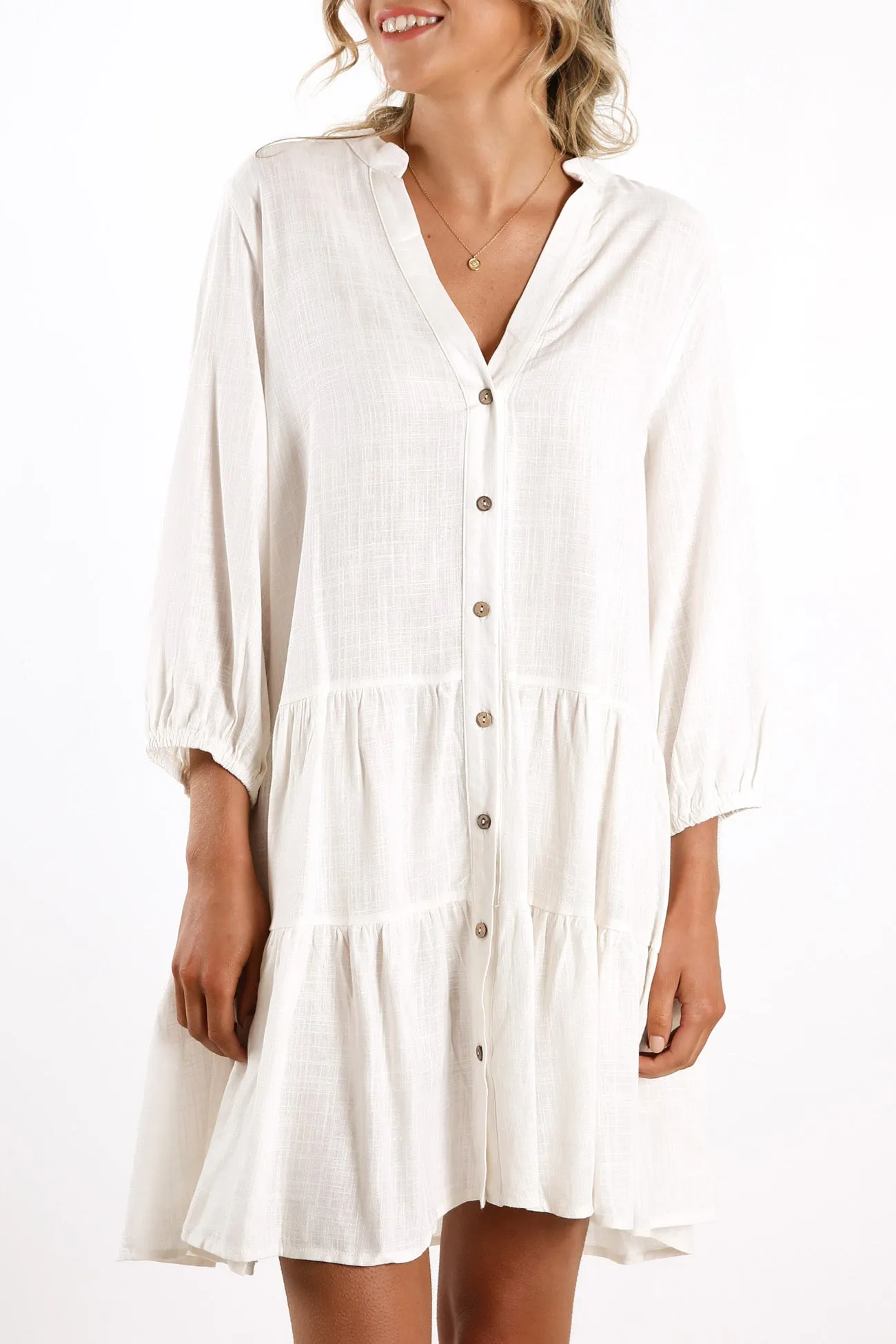 See You In The Summer Dress White