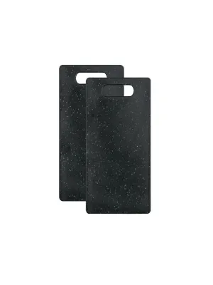 Small Chopping Boards, 2 Pieces, Black)