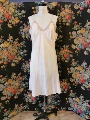 Soft pink washed silk slip