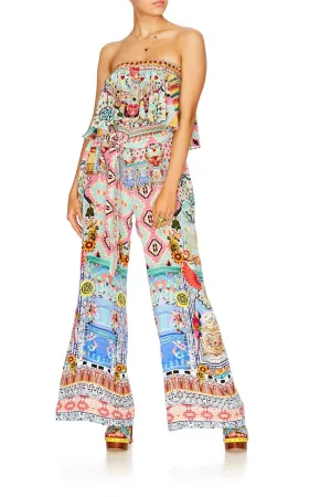 STRAPLESS JUMPSUIT WITH FRILL CLOSE TO MY HEART