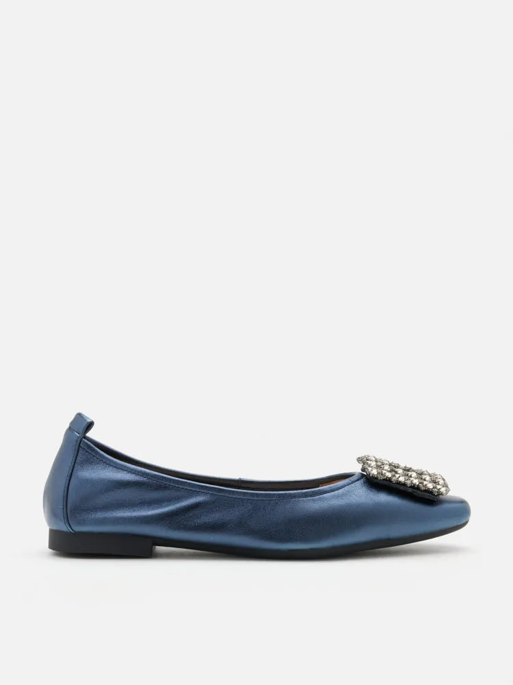 Tanya Embellished Buckle Flats