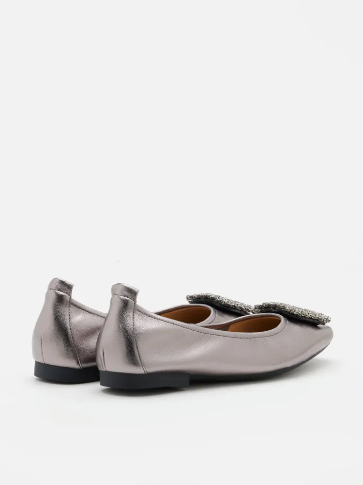 Tanya Embellished Buckle Flats