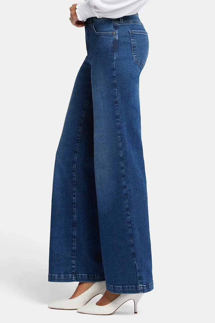 Teresa Wide Leg Jeans Medium Indigo Premium Denim (Tall) | Cooper
