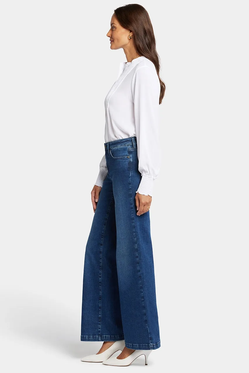 Teresa Wide Leg Jeans Medium Indigo Premium Denim (Tall) | Cooper