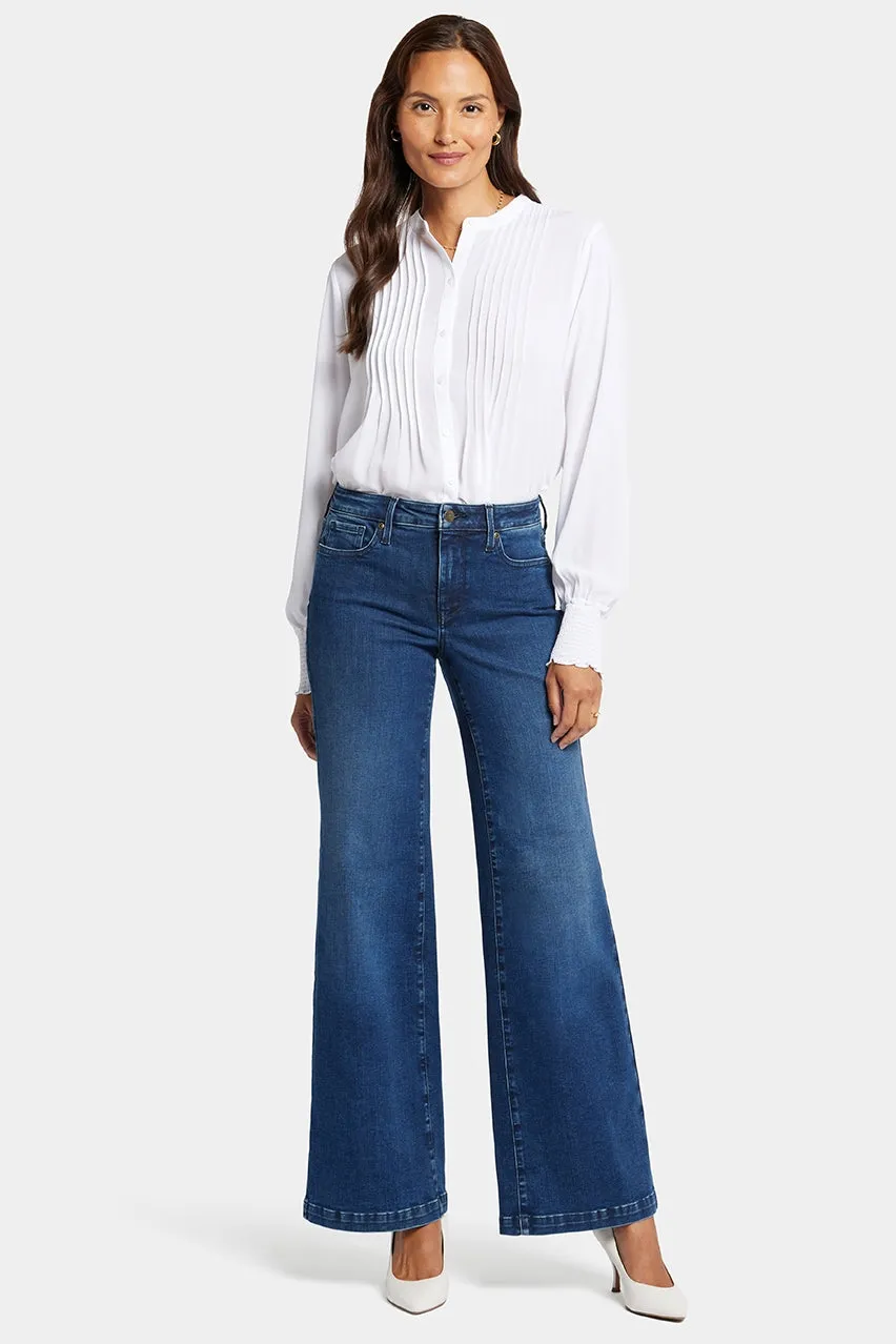 Teresa Wide Leg Jeans Medium Indigo Premium Denim (Tall) | Cooper