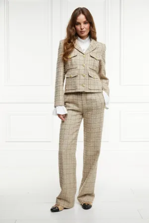 The Camel Sparkle Tweed Suit