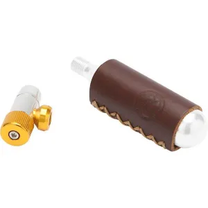 Tiny Object Co2 Bike Inflator w/Leather Cartridge Holder