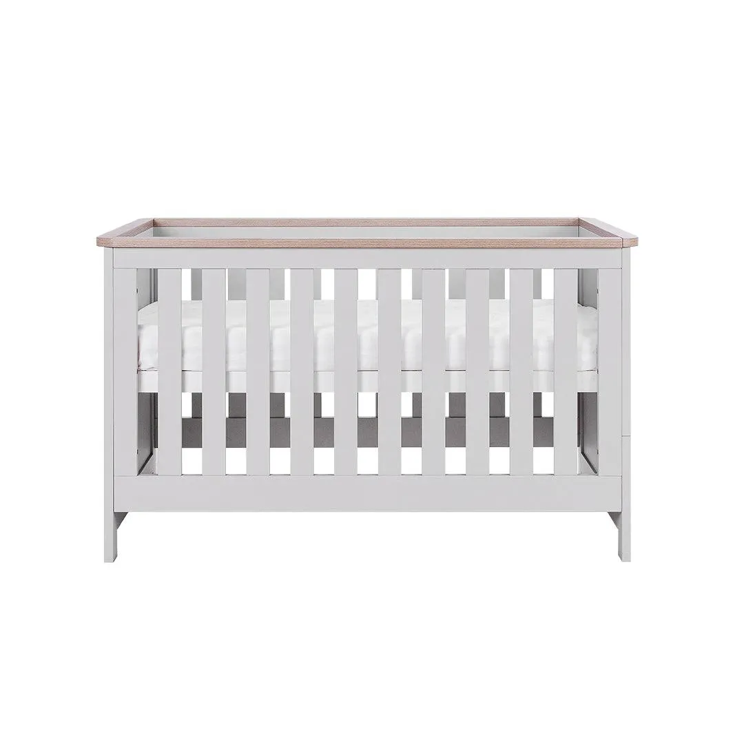 Tutti Bambini Verona Cot Bed - Dove Grey/Oak