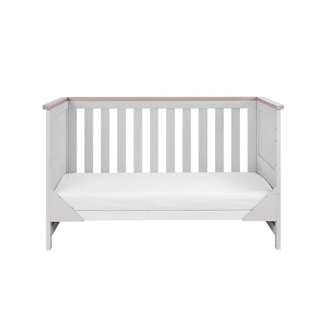 Tutti Bambini Verona Cot Bed - Dove Grey/Oak
