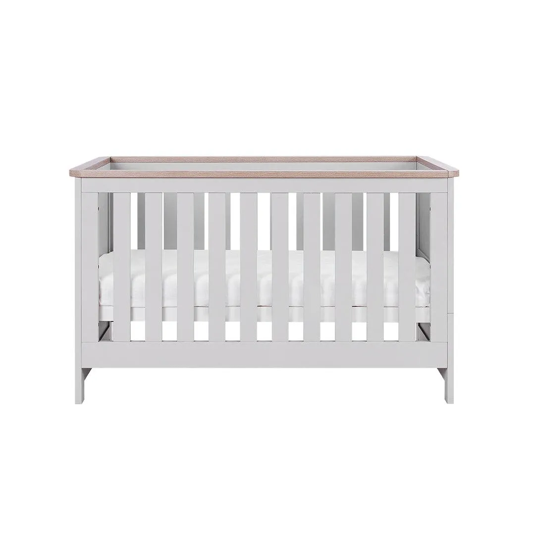 Tutti Bambini Verona Cot Bed - Dove Grey/Oak