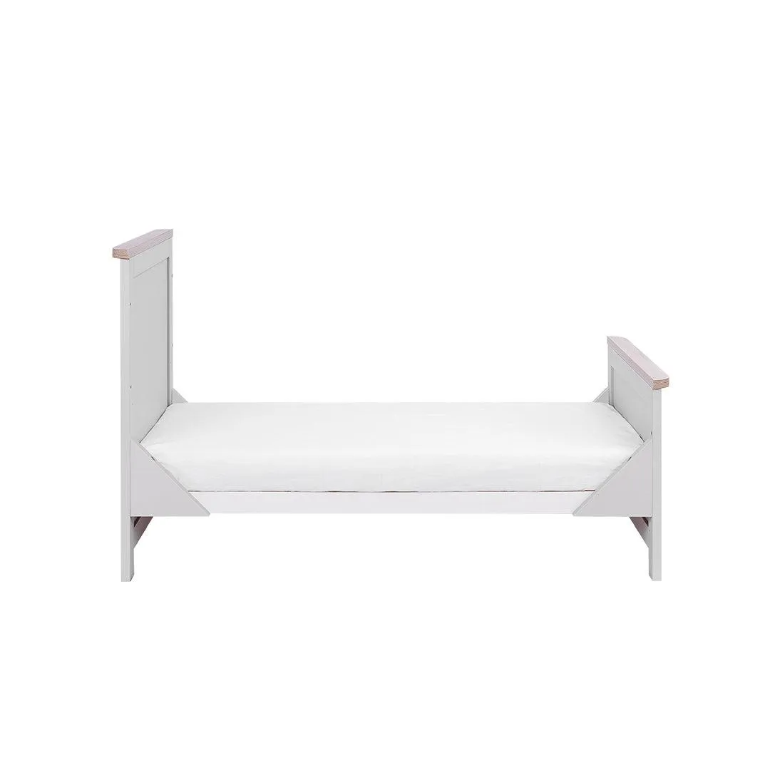 Tutti Bambini Verona Cot Bed - Dove Grey/Oak