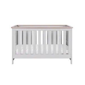 Tutti Bambini Verona Cot Bed - Dove Grey/Oak