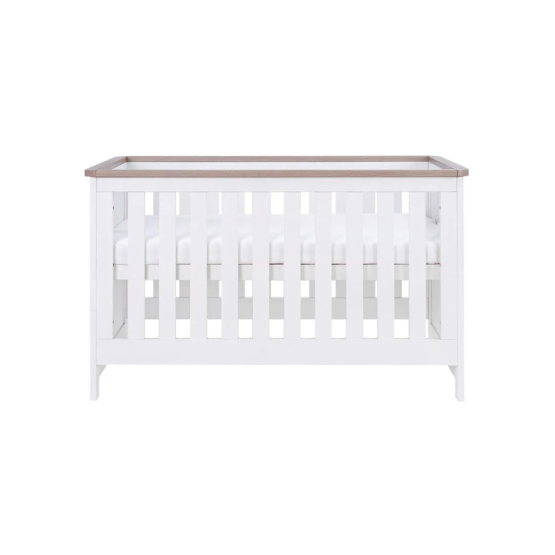 Tutti Bambini Verona Cot Bed - White/Oak