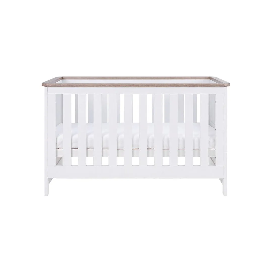 Tutti Bambini Verona Cot Bed - White/Oak