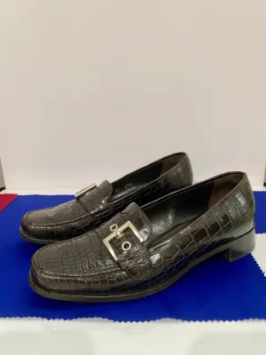 Vintage Prada Crocodile Loafers