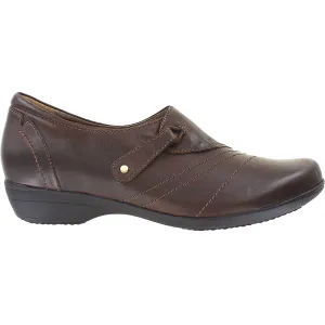 Women's Dansko Franny Chocolate Burnished Calf Leather