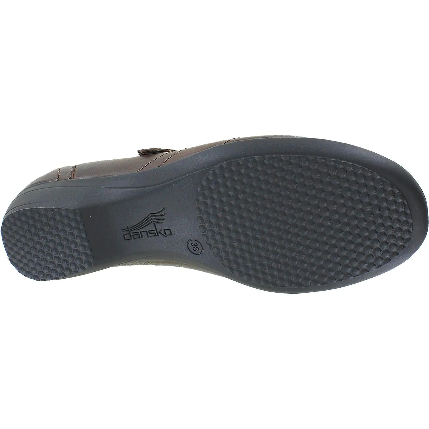 Women's Dansko Franny Chocolate Burnished Calf Leather