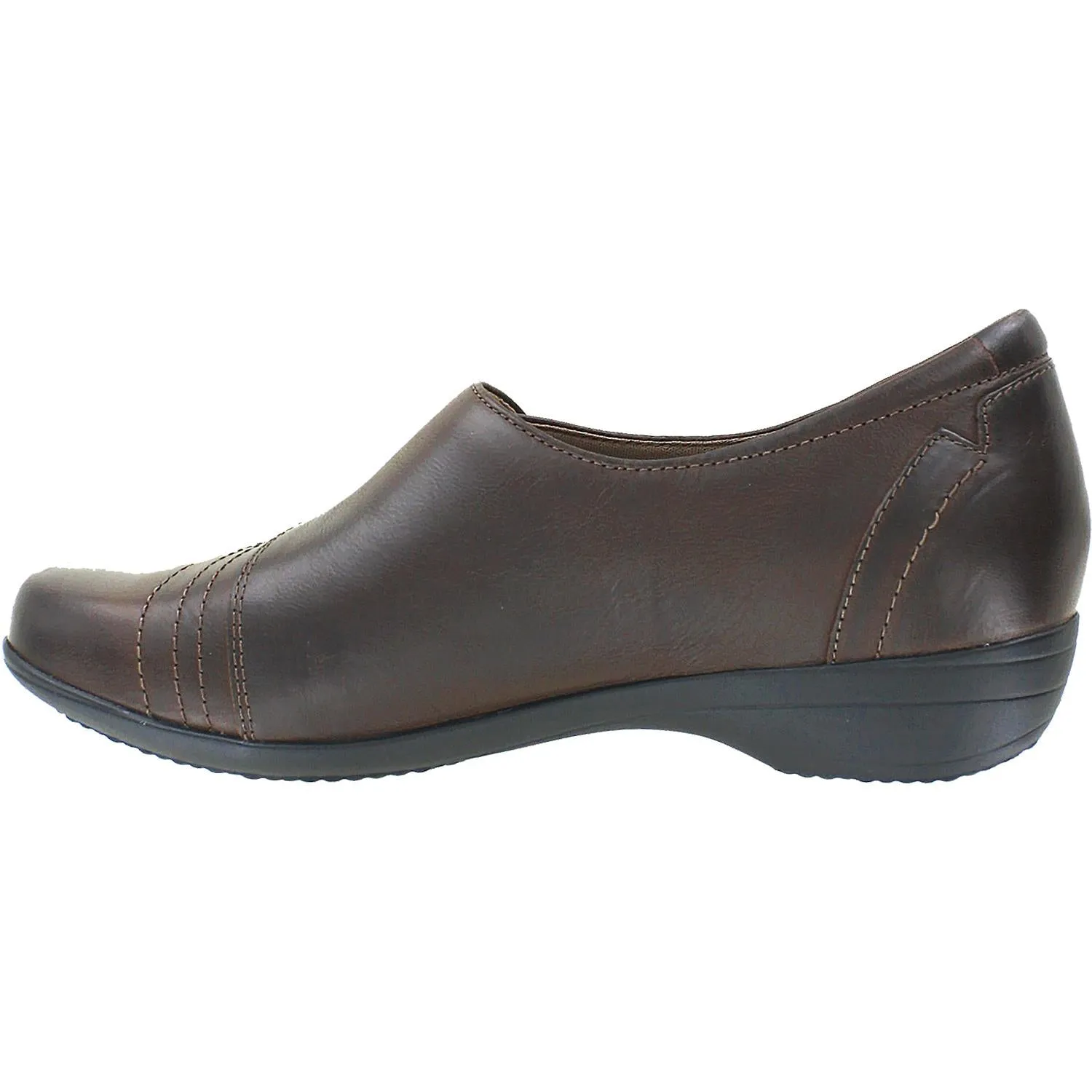 Women's Dansko Franny Chocolate Burnished Calf Leather